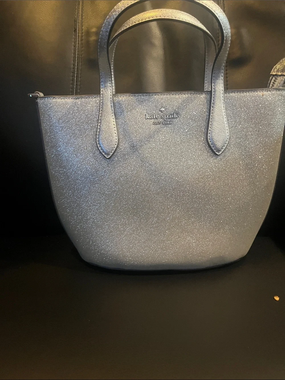 kate spade Silver Sparkle Mini Tote